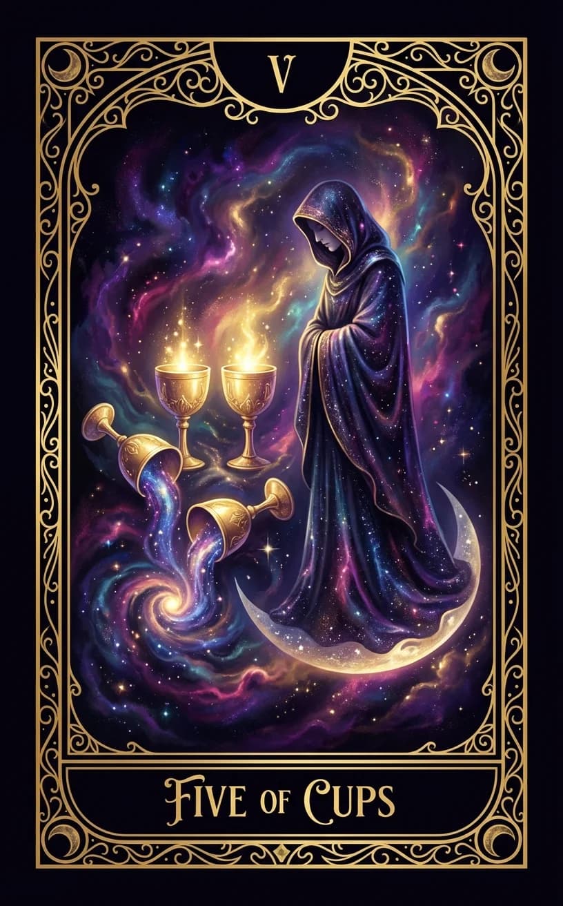 Five of Cups Tarot Card