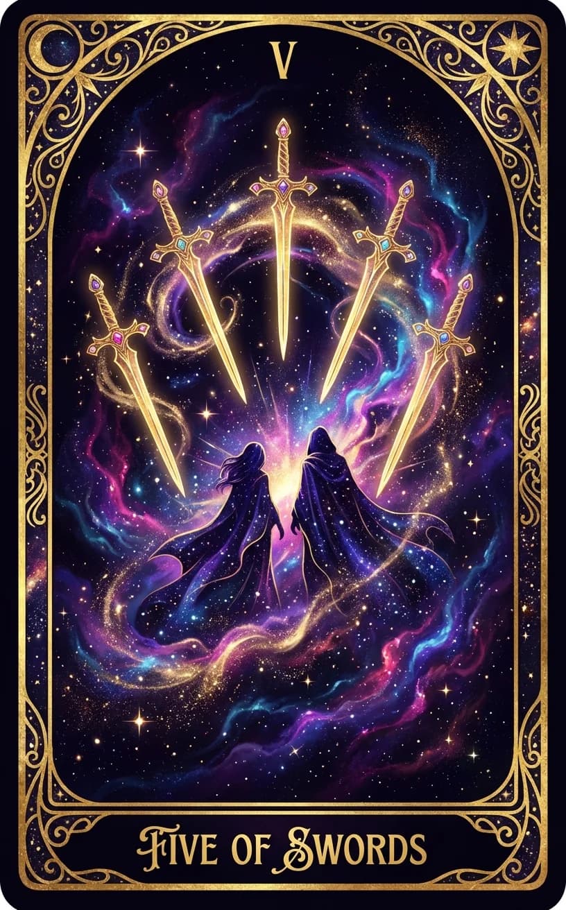 Five of Swords Tarot Card