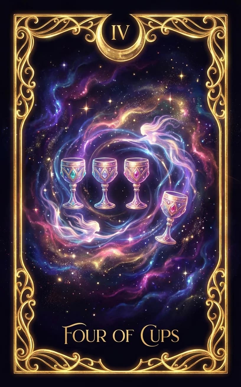 Four of Cups Tarot Card