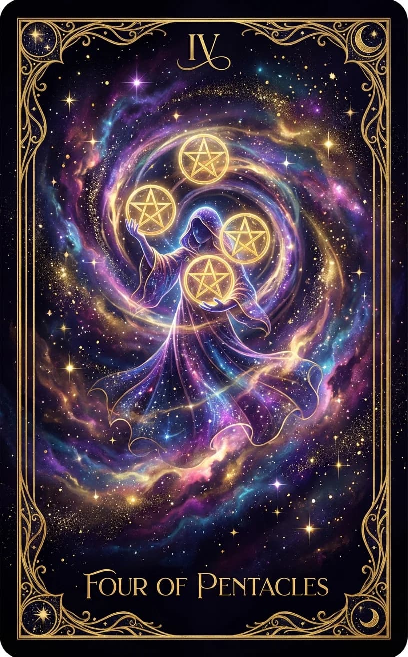Four of Pentacles Tarot Card