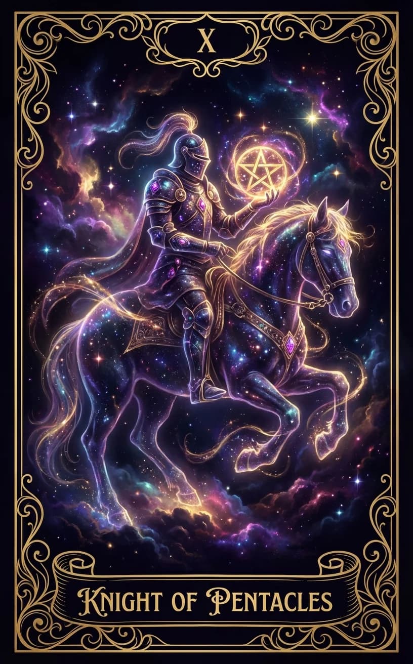Knight of Pentacles Tarot Card