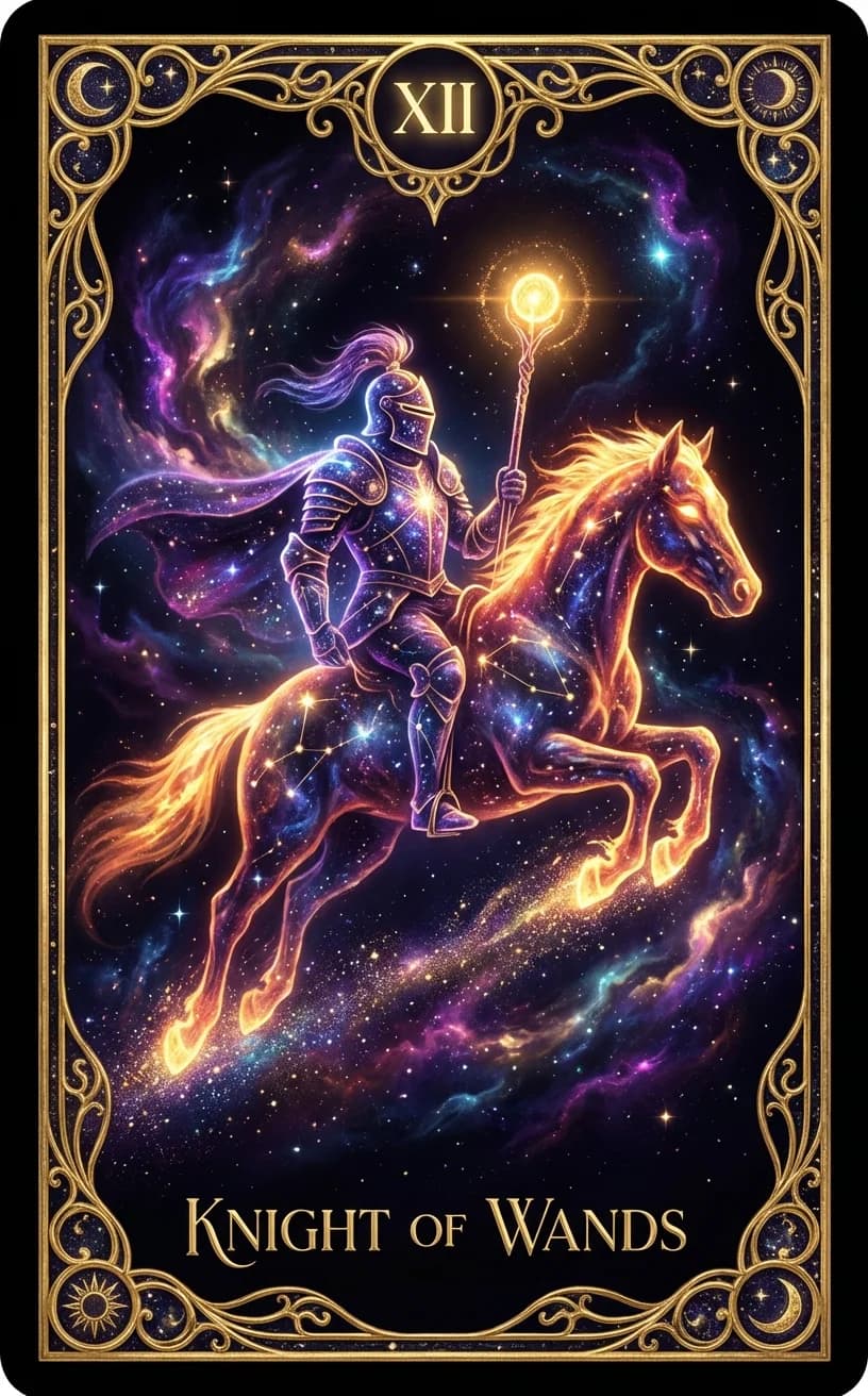 Knight of Wands Tarot Card