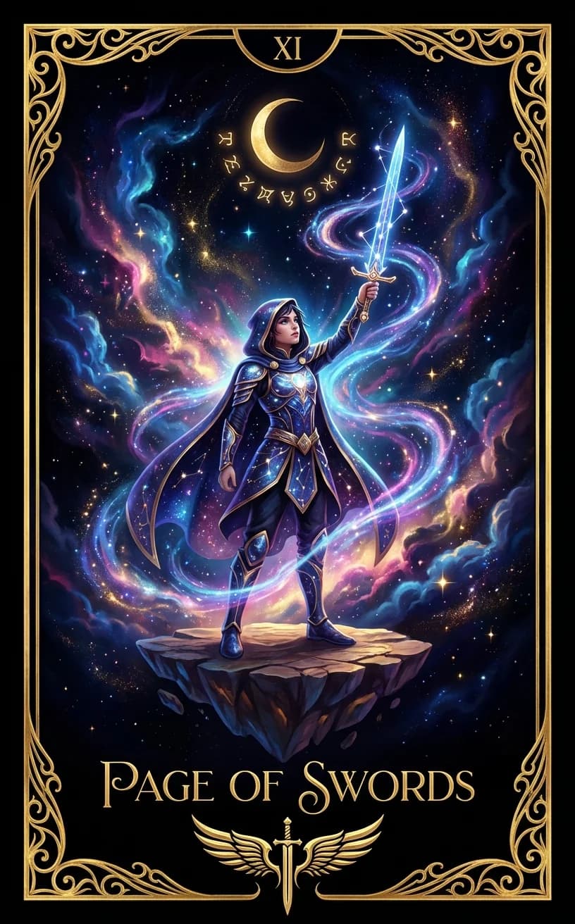 Page of Swords Tarot Card