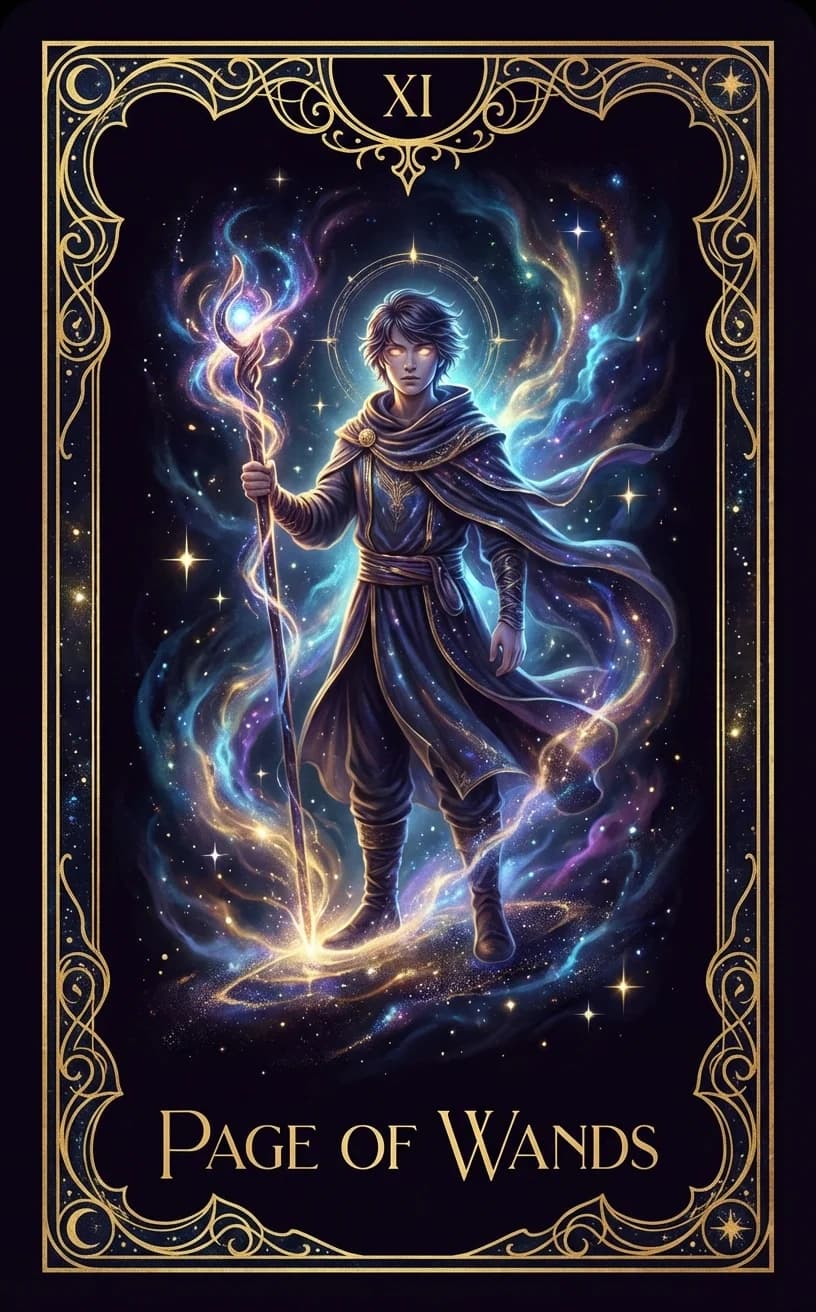 Page of Wands Tarot Card