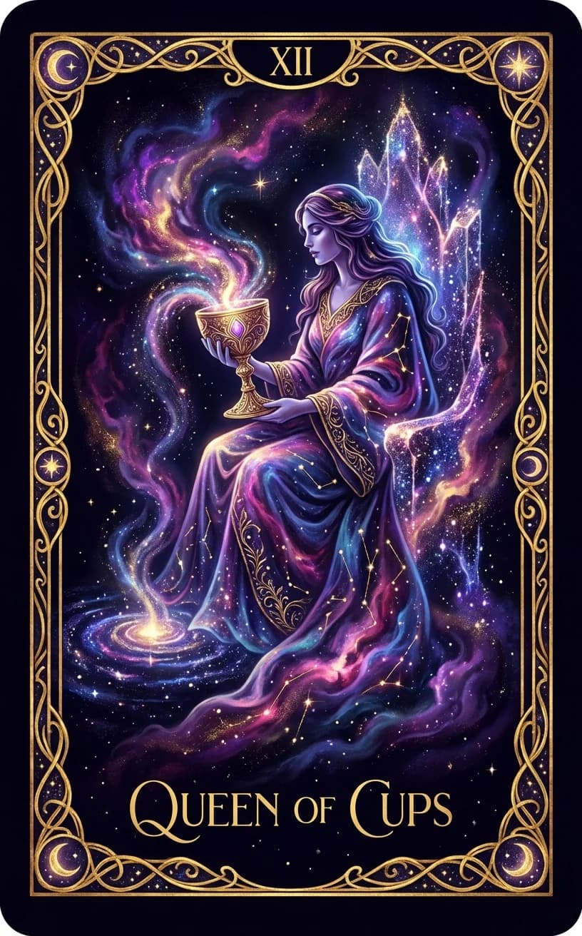 Queen of Cups Tarot Card