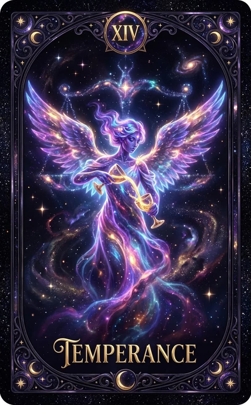 Temperance Tarot Card