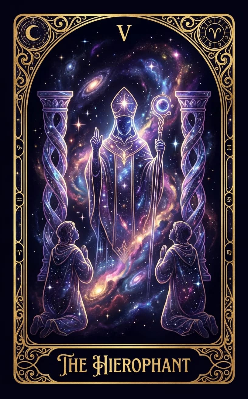 The Hierophant Tarot Card