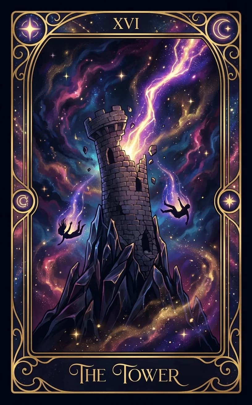 The Tower Tarot Card