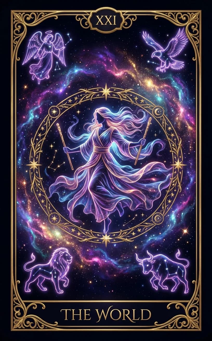 The World Tarot Card