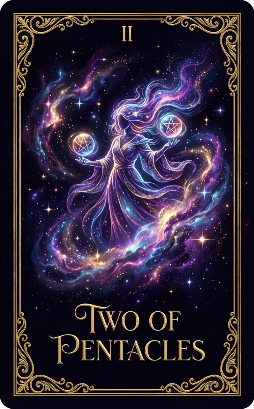 Two of Pentacles Tarot Card