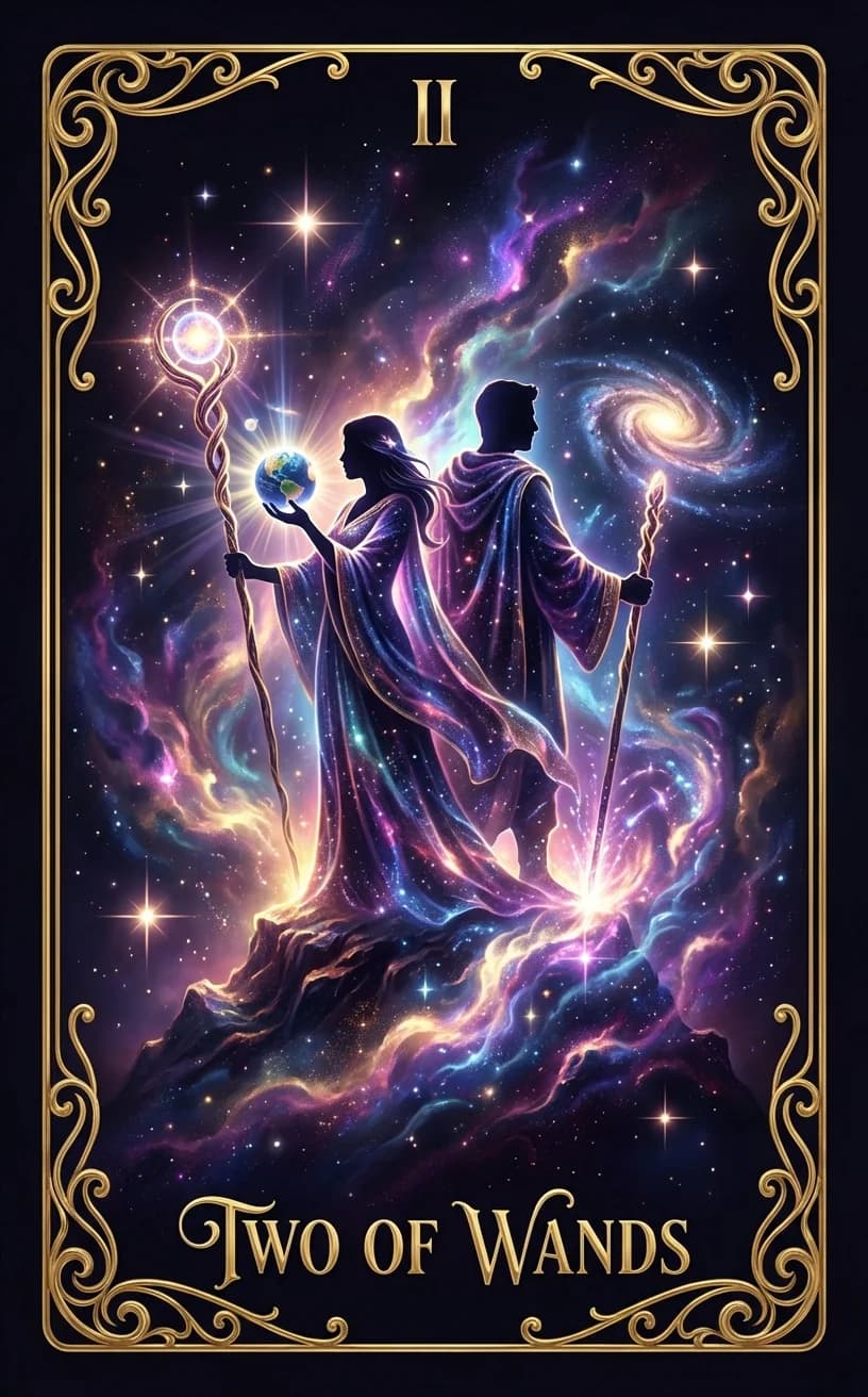 Two of Wands Tarot Card